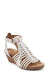 Earth Women's Hattie Fisherman Wedge Sandals In Cream