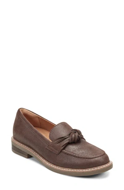 Earth ® Jade Knot Detail Loafer In Brown