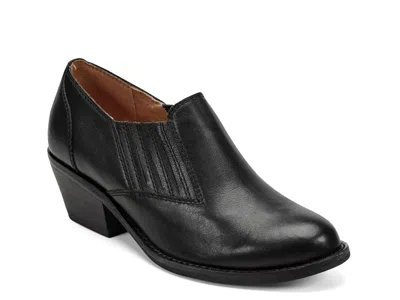 Earth Jalin Womens Suede Block Heel Booties In Black