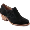 Earth Women's Jalin Block Heel Slip-on Casual Booties In Black 2
