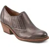 Earth Women's Jalin Block Heel Slip-on Casual Booties In Bronze