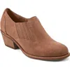 Earth Women's Jalin Block Heel Slip-on Casual Booties In Brown