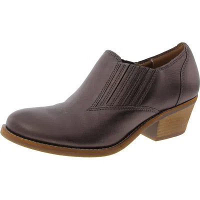 Earth Jalin Womens Suede Block Heel Booties In Gold