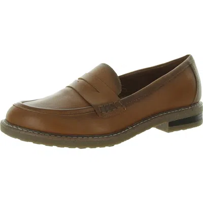 Earth Javas Womens Leather Slip On Loafers In Multi