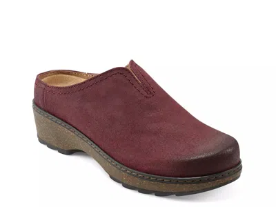 Earth Kolia Clog In Burgundy