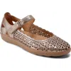 Earth Women's Lady Perforated Mary Jane Flats In Pewter
