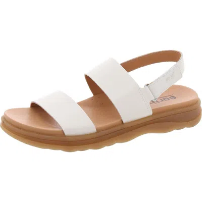 Earth Leah Womens Casual Leather Strappy Sandals In Multi
