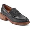 Earth Lindy Womens Solid Leather Loafers
