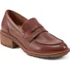 Earth Lindy Womens Solid Leather Loafers