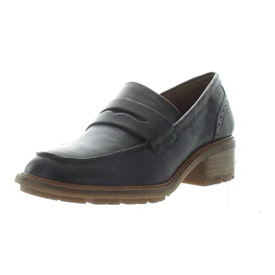 Earth Lindy Womens Solid Leather Loafers In Pink