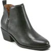 Earth Marisole Womens Zipper Leather Ankle Boots In Black