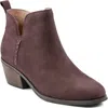 Earth Women's Marisole Block Heel Booties In Dark Red