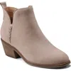 Earth Women's Marisole Block Heel Booties In Taupe Leather