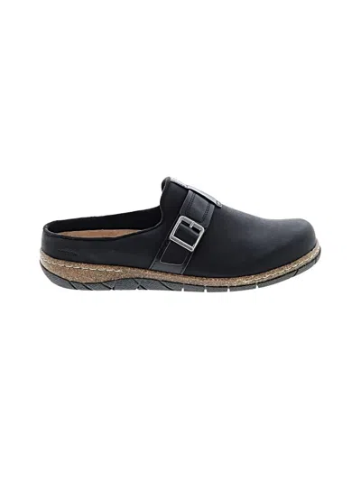 Pre-owned Earth Mule/clog In Black