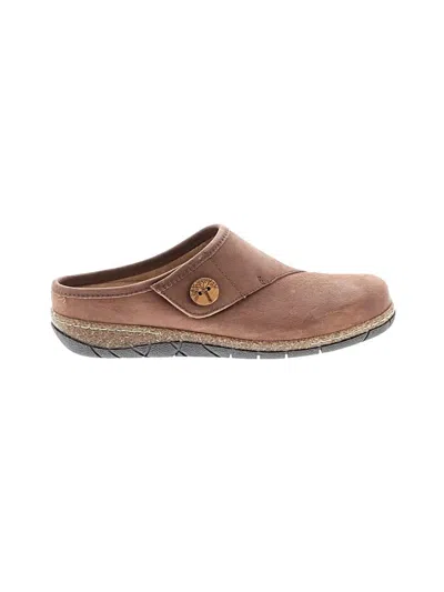 Pre-owned Earth Mule/clog In Brown