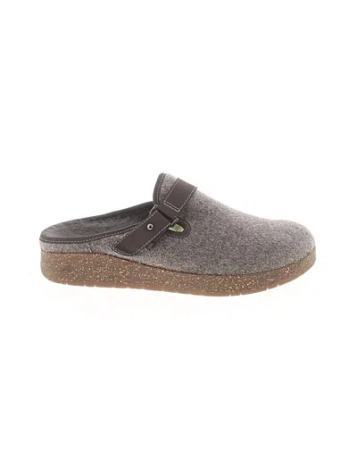 Pre-owned Earth Mule/clog In Gray