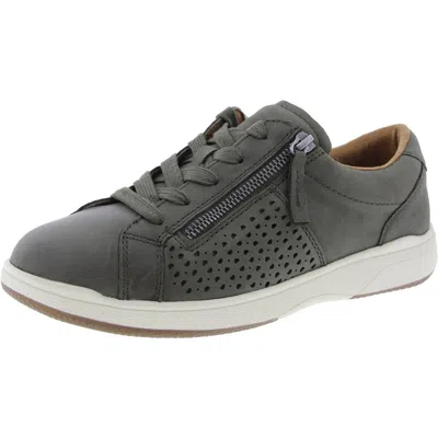 Earth Netta Womens Leather Lifestyle Casual And Fashion Sneakers In Green