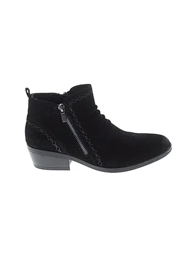 Pre-owned Earth Origins Ankle Boots In Black