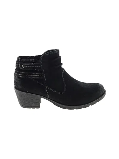 Pre-owned Earth Origins Ankle Boots In Black