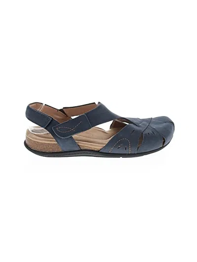 Pre-owned Earth Origins Sandals In Blue