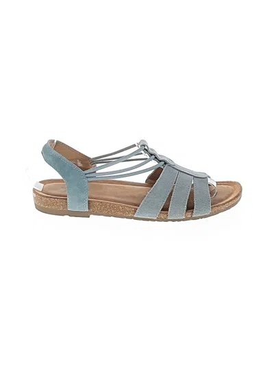 Pre-owned Earth Origins Sandals In Blue