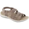 Earth Origins Sass 3 Womens Faux Leather Casual Strappy Sandals In Multi