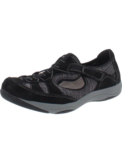 Earth Origins Song Womens Suede Sporty Sport Sandals In Black