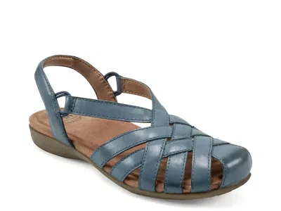 Earth Origins Wide Width Berri Sandal In Blue