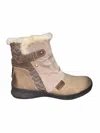 Earth Origins Women's Noreen Booties In Taupe Khaki In Multi