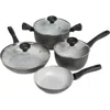 Earth Pan Ceramic 7-piece Cookware Set In Gray