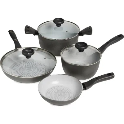 Earth Pan Ceramic 7-piece Cookware Set In Gray