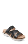 Earth Ralli Platform Slide Sandal In Black