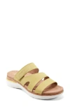 Earth Ralli Platform Slide Sandal In Light Green