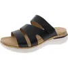 Earth Ralli Platform Slide Sandal In Black