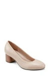 Earth Women's Rellia Block Heel Ballet Pumps In White