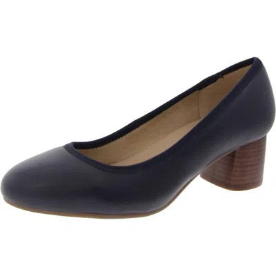 Earth Rellia Womens Suede Comfort Pumps In Blue