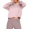 Earth Republic Myah Cropped Hoodie In Pink