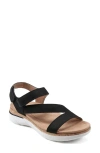 Earth Roni Ankle Strap Sandal In Black