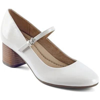 Earth Rumer Womens Block Heel Patent Leather Mary Jane Heels In Multi