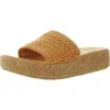 EARTH SACHAN WOMENS SLIP ON OPEN TOE SLIDE SANDALS