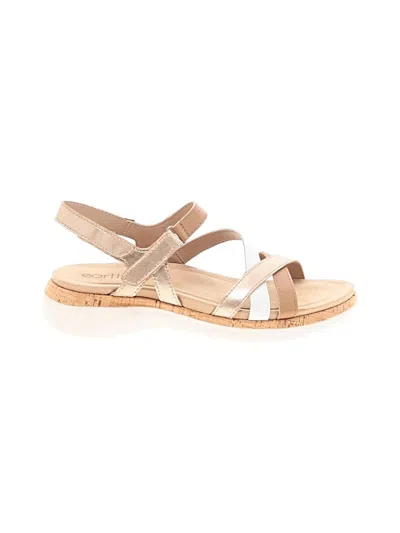 Pre-owned Earth Sandals In Tan