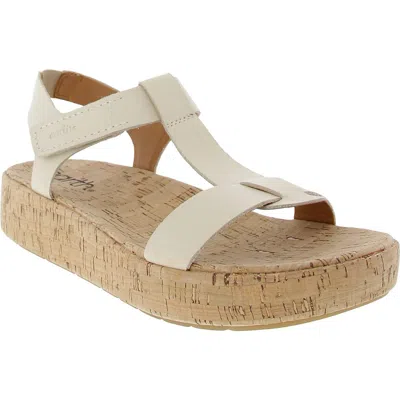 Earth Shari Womens Cork Manmade Slingback Sandals In Multi