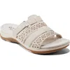 Earth Women's Sinci Fisherman Flat Slip-on Sandals In Cream