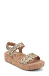 Earth ® Slata Ankle Strap Platform Sandal In Brown