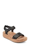 Earth ® Slata Ankle Strap Platform Sandal In Multi