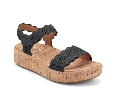 Earth Slata Wedge Sandal In Multi
