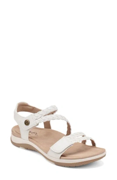 Earth ® Stellon Ankle Strap Sandal In White