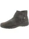 Earth Synal Womens Suede Harness Booties In Multi
