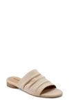 Earth Women's Talma Round Toe Slip-on Flat Casual Sandals In Ivory
