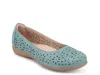 Earth Wide Width Bentlee Flat In Blue